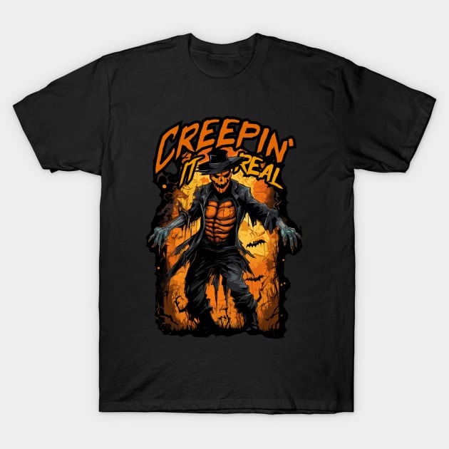 Creepin It Real - Orange You Scared? T-Shirt by SergioCoelho_Arts